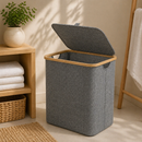 Cesto Roupa Bambu Grey 45cm