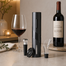 Kit Saca Rolhas Automático Abridor De Vinho Garrafa