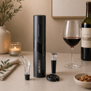 Kit Saca Rolhas Automático Abridor De Vinho Garrafa