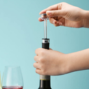 Kit Saca Rolhas Automático Abridor De Vinho Garrafa