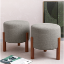 Kit 2 Puffs Apollo Decorativo Sala Escritorio Luxuoso - Cores