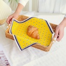 Novo： Cesta retangular de pão de café da manhã