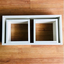 kit de 3 Nichos Retangular Decoração Quarto, Cozinha, Sala, Banheiro MDF 15mm BRANCO